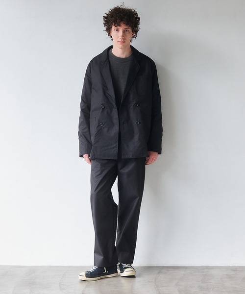 NewAnce（ニュアンス）の「【NewAnce】One Tuck Straight Pants -N-Compact Twill Series -/ワンタックストレートパンツ（チノパンツ・メンズ・ブラック/ベージュ・S/M/L）」の18枚目の写真