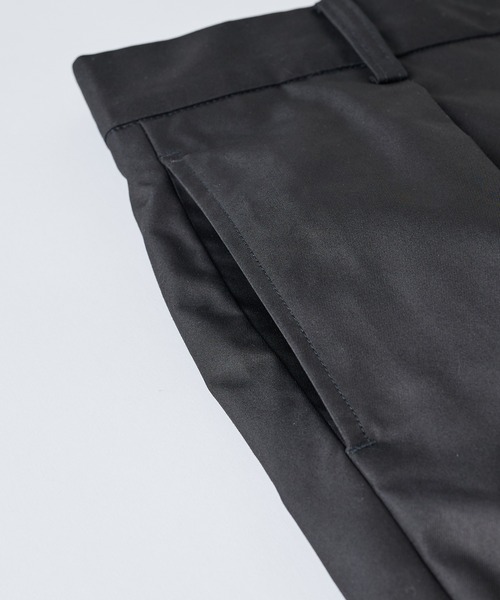 NewAnce（ニュアンス）の「【NewAnce】One Tuck Straight Pants -N-Compact Twill Series -/ワンタックストレートパンツ（チノパンツ・メンズ・ブラック/ベージュ・S/M/L）」の8枚目の写真