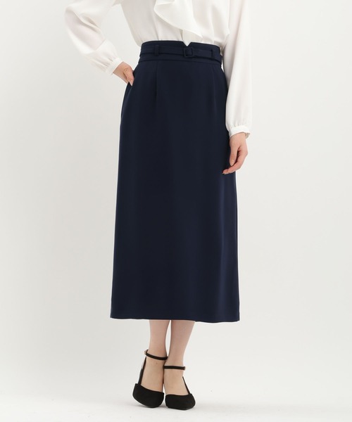 Andemiu（アンデミュウ）の「【WEB限定/T.P.O/2026】ナロースカート607874（スカート・レディース・ブラック系1/ネイビー・LARGE/MEDIUM/SMALL）」の17枚目の写真