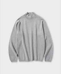 モックネックニット_MEDIUM GREY