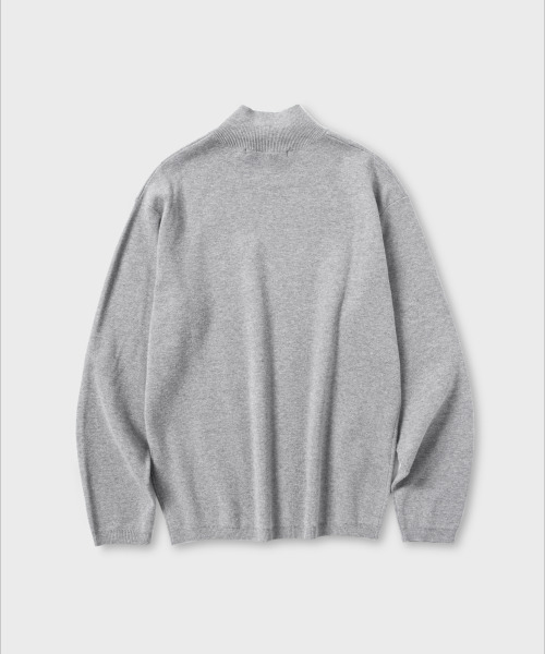 NONBLANK(ノンブランク)の「モックネックニット_MEDIUM GREY(ニット/セーター・メンズ・その他・MEDIUM/LARGE/X-LARGE)」の2枚目の写真