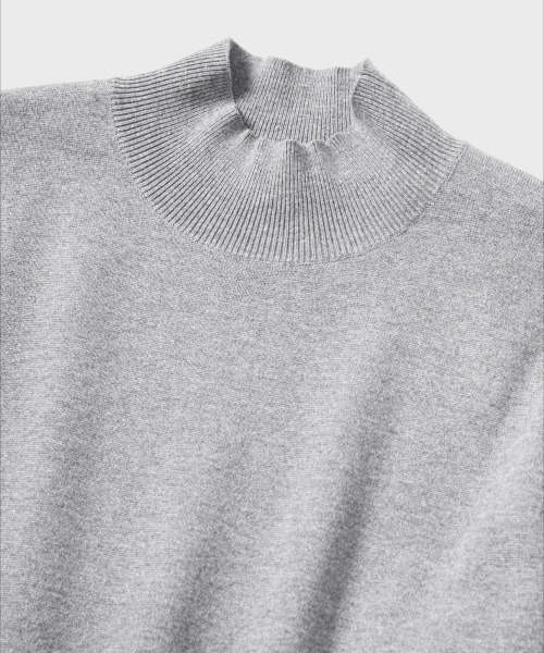 NONBLANK(ノンブランク)の「モックネックニット_MEDIUM GREY(ニット/セーター・メンズ・その他・MEDIUM/LARGE/X-LARGE)」の3枚目の写真