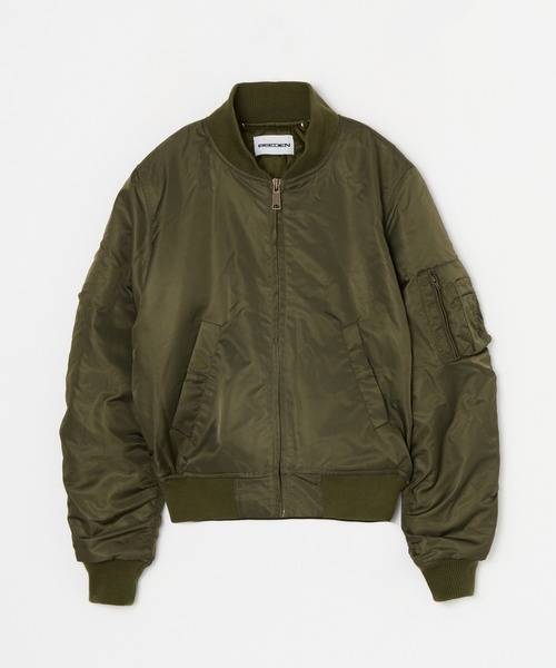 BEEDEN(ビーデン)の「OVER HOODED NYLON MA-1(MA-1・レディース・レッド/カーキ・FREE)」の10枚目の写真