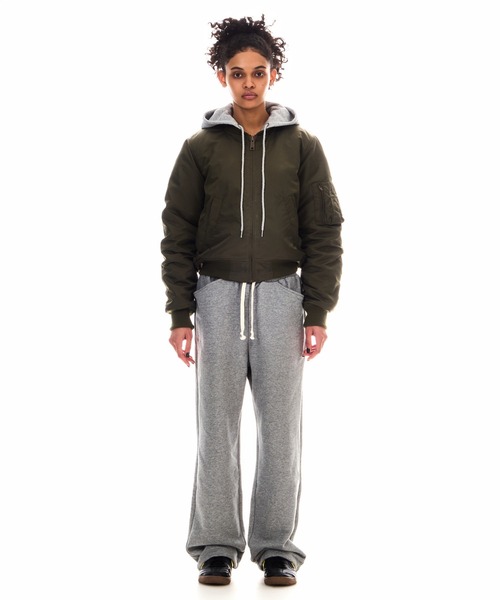 BEEDEN(ビーデン)の「OVER HOODED NYLON MA-1(MA-1・レディース・レッド/カーキ・FREE)」の18枚目の写真