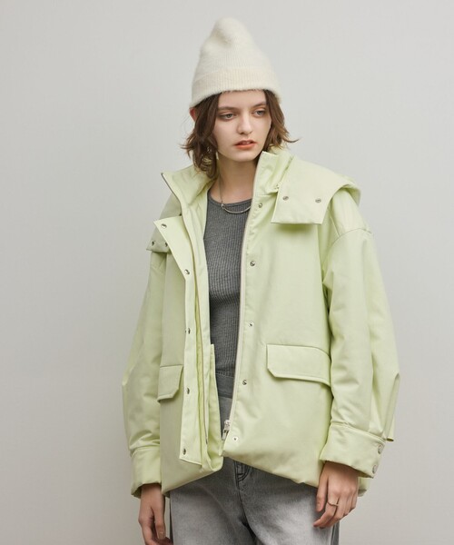 Diagram(ダイアグラム)の「パディングマルチwayコート(その他アウター・レディース・イエロー/ホワイト・36/38)」の1枚目の写真