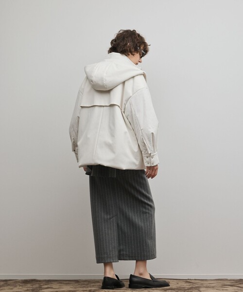 Diagram(ダイアグラム)の「パディングマルチwayコート(その他アウター・レディース・イエロー/ホワイト・36/38)」の4枚目の写真