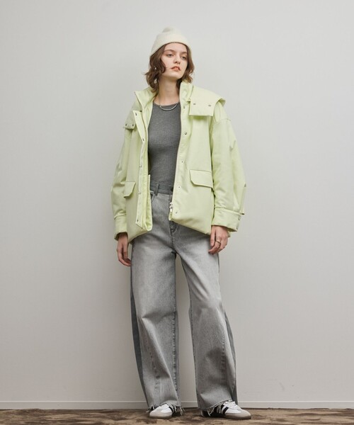 Diagram(ダイアグラム)の「パディングマルチwayコート(その他アウター・レディース・イエロー/ホワイト・36/38)」の14枚目の写真