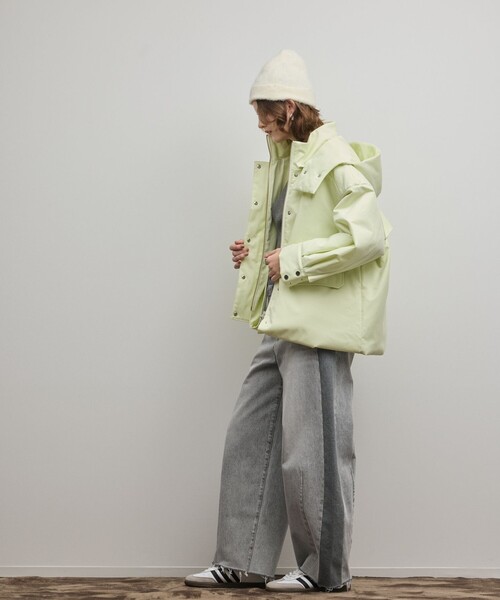 Diagram(ダイアグラム)の「パディングマルチwayコート(その他アウター・レディース・イエロー/ホワイト・36/38)」の15枚目の写真