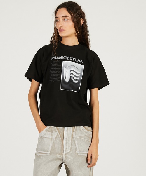 PRANK PROJECT（プランクプロジェクト）の「ダブルTシャツ / Double Sided Tee（Tシャツ/カットソー・レディース・ブラック/ホワイト/ブラウン・FREE）」の21枚目の写真