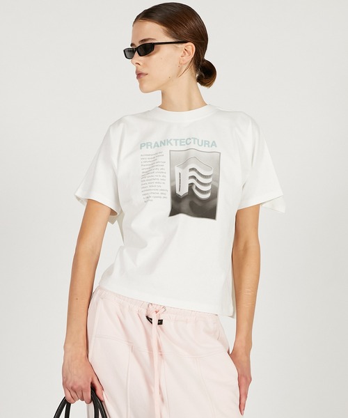 PRANK PROJECT（プランクプロジェクト）の「ダブルTシャツ / Double Sided Tee（Tシャツ/カットソー・レディース・ブラック/ホワイト/ブラウン・FREE）」の17枚目の写真