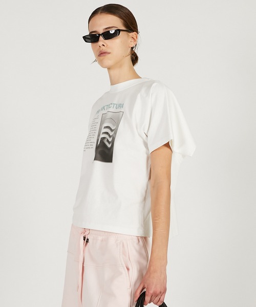 PRANK PROJECT（プランクプロジェクト）の「ダブルTシャツ / Double Sided Tee（Tシャツ/カットソー・レディース・ブラック/ホワイト/ブラウン・FREE）」の18枚目の写真