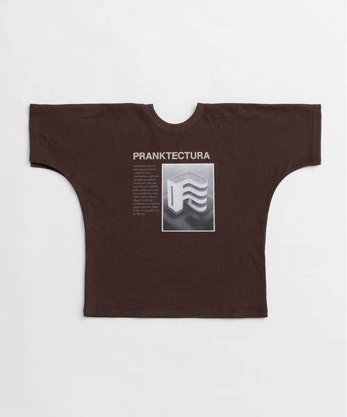 PRANK PROJECT（プランクプロジェクト）の「ダブルTシャツ / Double Sided Tee（Tシャツ/カットソー・レディース・ブラック/ホワイト/ブラウン・FREE）」の4枚目の写真