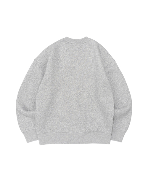BECANVAS(ビキャンバス)の「BECANVAS FLEECE OVERFIT MTM (MELANGE)(スウェット・レディース・チャコールグレー・LARGE/X-LARGE/MEDIUM/SMALL)」の2枚目の写真