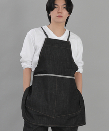 SAINTCREW(�Z���g�N���[)��Minimal Wide Pocket Apron MWA-1320 Denim Black(�G�v����)