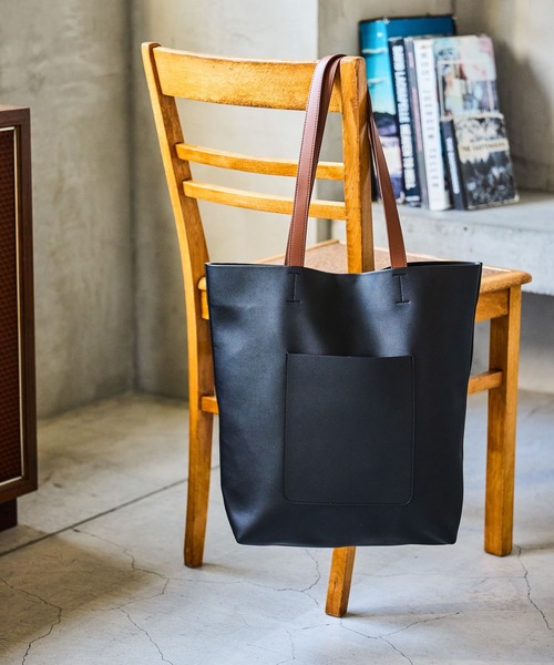 GLOBAL WORK(グローバルワーク)の「軽量ジャストポケットA4トート/612710(トートバッグ・メンズ・ブラック系その他/グレー/ブラック・FREE)」の7枚目の写真