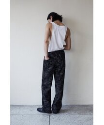 CRUSHAGAIN（クラッシュアゲイン）の「black check tweed Pants（スラックス）」