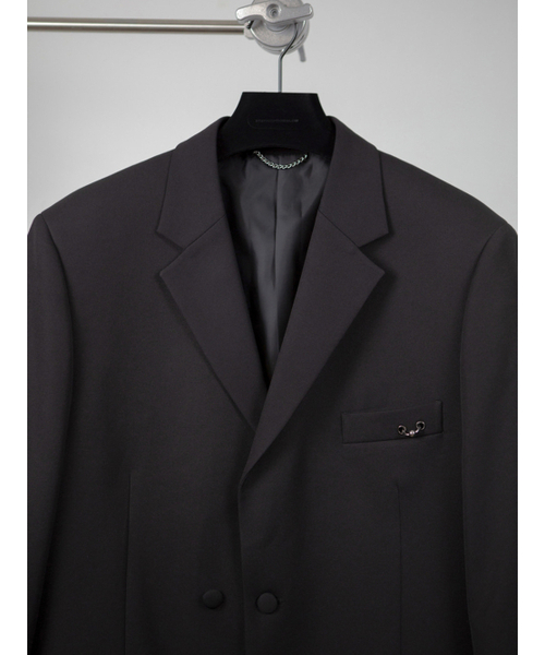 GOZER(ゴーザー)の「PIERCED OVERSIZE JACKET(テーラードジャケット・メンズ・ブラック・ONE SIZE)」の3枚目の写真