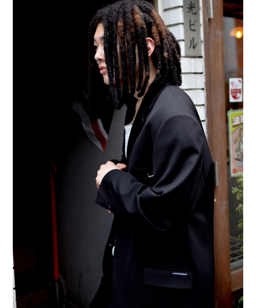 GOZER(ゴーザー)の「PIERCED OVERSIZE JACKET(テーラードジャケット・メンズ・ブラック・ONE SIZE)」の7枚目の写真