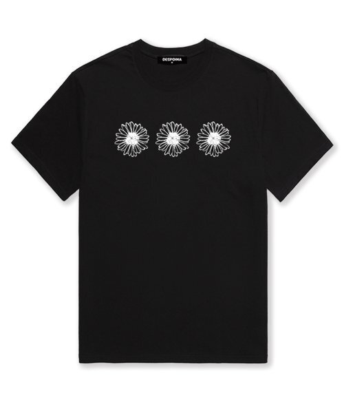 OUSE(オウズ)の「デイジーロゴオーバーサイズ半袖Tシャツ (DS014) ブラック(Tシャツ/カットソー・レディース・その他・SMALL/MEDIUM/LARGE/X-LARGE/XX-LARGE)」の1枚目の写真