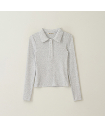 MAKE A TOAST（メイクアトースト）の「Soft Mix Cara T-Shirt Gray MBESTO014GR（ポロシャツ）」