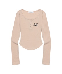 MUCENT（ムセント）の「アニーブUネックスリムフィットクルーネックTシャツ(3カラー)（Tシャツ/カットソー）」