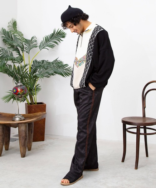 チャイハネ（チャイハネ）の「【チャイハネ】サテンレイMEN'Sパンツ（その他パンツ・メンズ・ブラック/ベージュ/グリーン・FREE）」の15枚目の写真