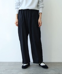 yuni | 強撚organic cotton hemp drawstrings cocoon パンツ(その他パンツ)