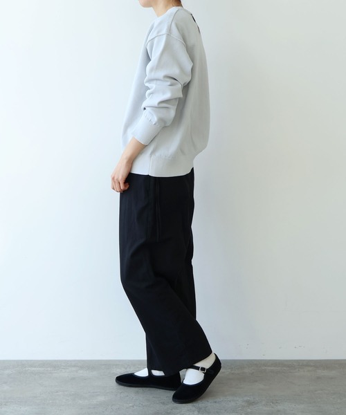 yuni（ユニ　）の「強撚organic cotton hemp drawstrings cocoon パンツ（その他パンツ・レディース・ブラック/ライラック/ベージュ・FREE）」の21枚目の写真