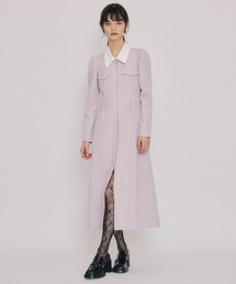 REDYAZEL（レディアゼル）の「フロントZIPバイカラーロングワンピース（ワンピース）」