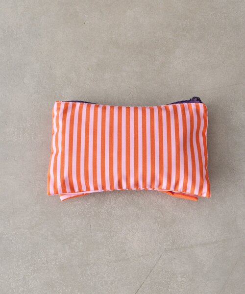 BIRTHDAY BAR（バースデイバー）の「ストライプコットンポーチM（ポーチ・レディース・ブルー/ピンク・0）」の11枚目の写真