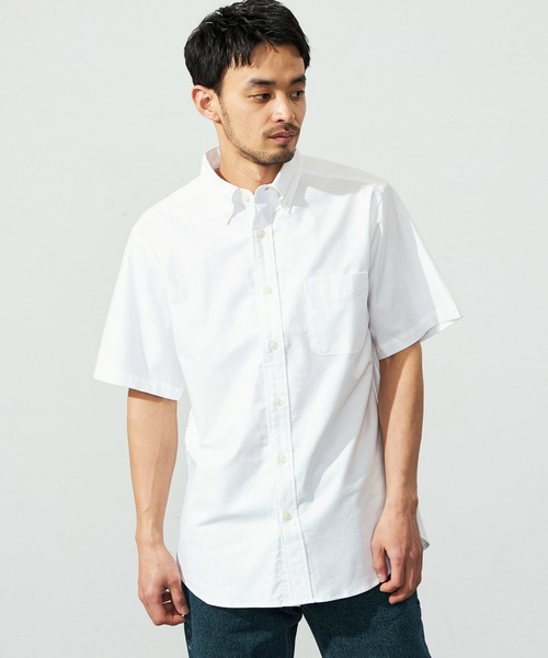 EDWIN(エドウィン)の「EDWIN エドウィン 半袖 ボタンダウンシャツ(シャツ/ブラウス・メンズ・ブラック/ホワイト・SMALL/MEDIUM/LARGE/X-LARGE)」の3枚目の写真