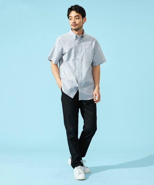 EDWIN(エドウィン)の「EDWIN エドウィン 半袖 ボタンダウンシャツ(シャツ/ブラウス・メンズ・ブラック/ホワイト・SMALL/MEDIUM/LARGE/X-LARGE)」の18枚目の写真