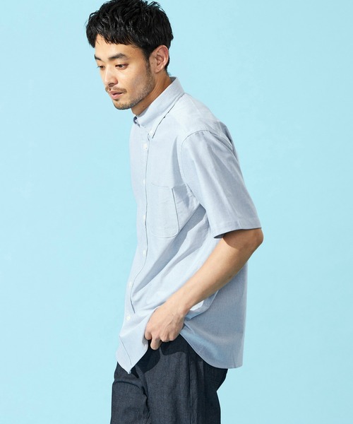 EDWIN(エドウィン)の「EDWIN エドウィン 半袖 ボタンダウンシャツ(シャツ/ブラウス・メンズ・ブラック/ホワイト/ブルー・SMALL/MEDIUM/LARGE/X-LARGE)」の21枚目の写真