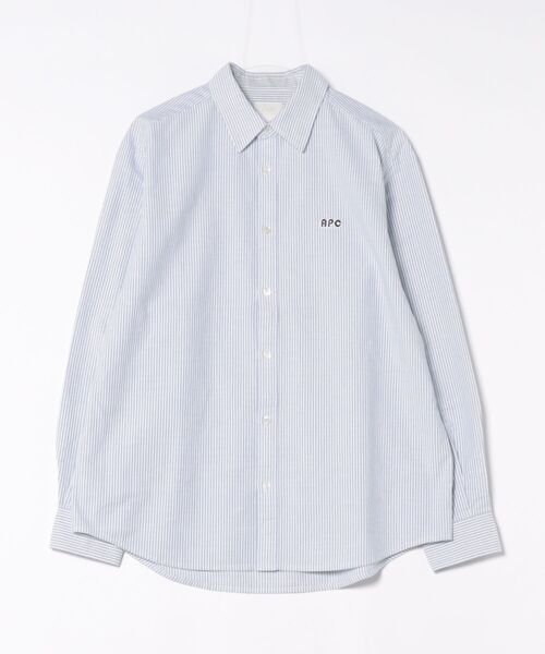 A.P.C.(アーペーセー)の「CHEMISE 406 H(シャツ/ブラウス・メンズ・ネイビー・XS/S/M/L)」の1枚目の写真