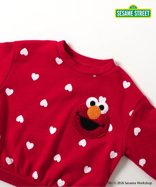 セサミストリート 総柄ポケットトレーナー（スウェット）｜SESAME