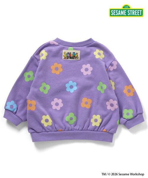 セサミストリート 総柄ポケットトレーナー（スウェット）｜SESAME