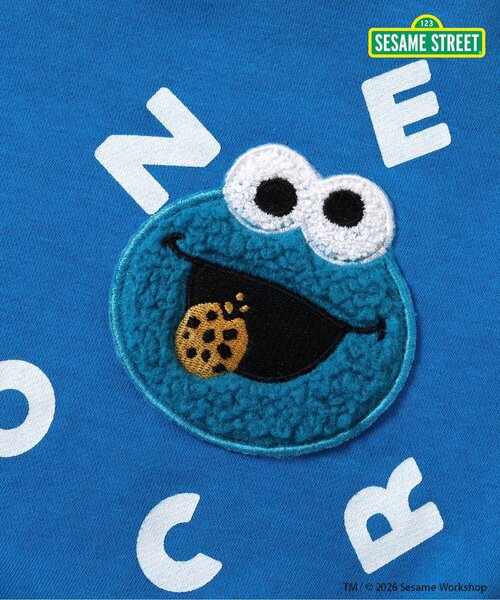セサミストリート 総柄ポケットトレーナー（スウェット）｜SESAME