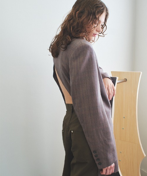 soduk（スドーク）の「【soduk】back open jacket（テーラードジャケット・レディース・その他・ONE SIZE）」の5枚目の写真