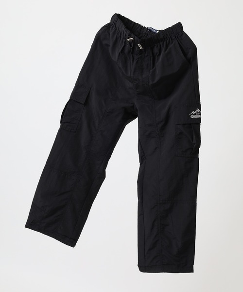 OUTDOOR PRODUCTS(アウトドアプロダクツ)の「UV撥水パラシュートカーゴパンツ(カーゴパンツ・レディース・ブラック/ライトカーキ/グレイッシュベージュ/チャコール・M/L/LL/3L)」の2枚目の写真