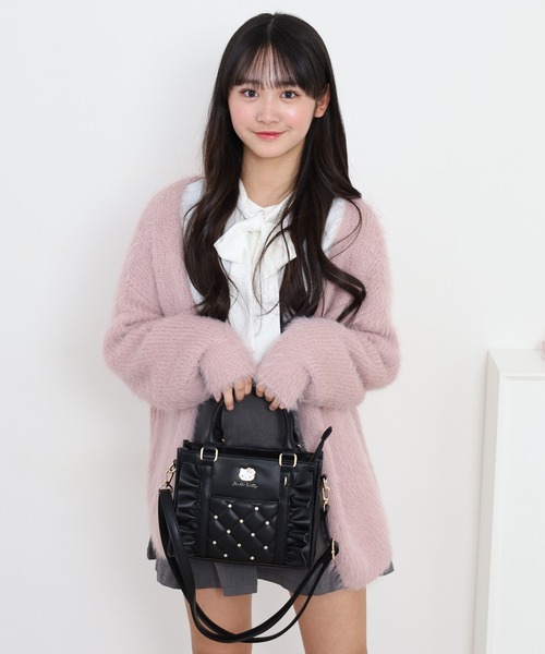 sanrio(サンリオ)の「RBサンリオ合皮フリルプレート2WAY ショルダー(ショルダーバッグ・レディース・ブラック系/ブラック系1/サックスブルー系・FREE)」の20枚目の写真