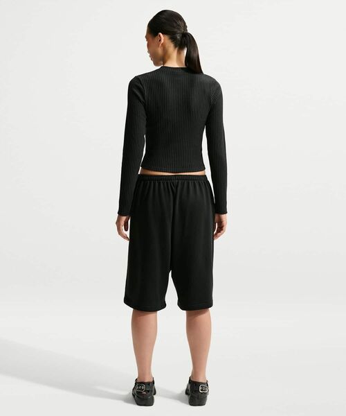 NIKE（ナイキ）の「ナイキ スポーツウェア チル ニット ウィメンズ スリム ワイドリブ カーディガン / Nike Sportswear Chill Knit Women's Slim Wide-Ribbed Cardigan IF0235-010 Black（カーディガン/ボレロ・レディース・ブラック・XL/L/XS/S/M）」の15枚目の写真