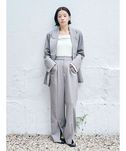 LAGUNAMOON(ラグナムーン)の「チュールコンビオフショルニットプルオーバー(ニット/セーター・レディース・アイボリー/ブラック/ブラウン・FREE)」の18枚目の写真