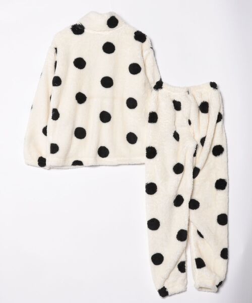 WEGO（ウィゴー）の「WEGO/ドット柄もこもこジップルームウェア上下セット（ルームウェア/パジャマ・レディース・その他1・LARGE/MEDIUM）」の17枚目の写真