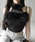 me+em select�i�~�[���Z���N�g�j�́u�y �Rcolor �z�t�@�[�h�b�L���O�X�g���b�v�g�b�v�X �^  fur docking strap tops�i���̑��g�b�v�X�j�v�b�u���b�N