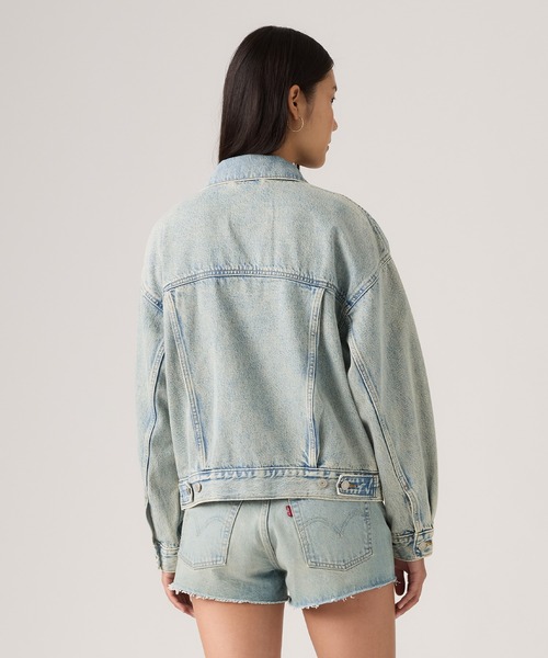 Levi's(リーバイス)の「Levi's/リーバイス 90S トラッカージャケット(デニムジャケット・レディース・ライトインディゴブルー・M/S/XS)」の2枚目の写真
