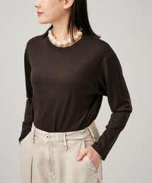 WOOL JERSEY クルーネックロングスリーブプルオーバー