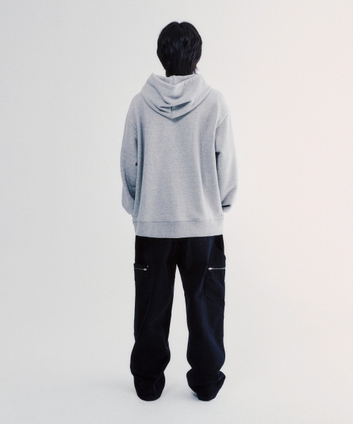 ISTKUNST(イストクンスト)の「SAY HOOD ZIP UP_GREY(IK2EFMM484A)(パーカー・レディース・グレー・S/M/L)」の8枚目の写真