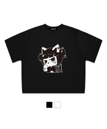 [ROF x CANNIZ] リトルラスカル ペッパー クロップ Tシャツ (2color)