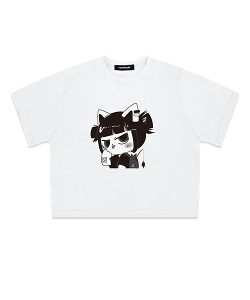RANDOMOFF（ランダムオフ）の「[ROF x CANNIZ] リトルラスカル ペッパー クロップ Tシャツ (2color)（Tシャツ/カットソー・レディース・その他・FREE）」の3枚目の写真