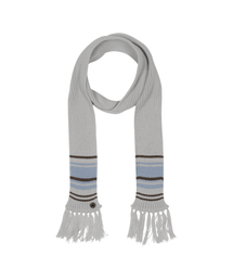 TCM mini logo button color muffler (light grey)